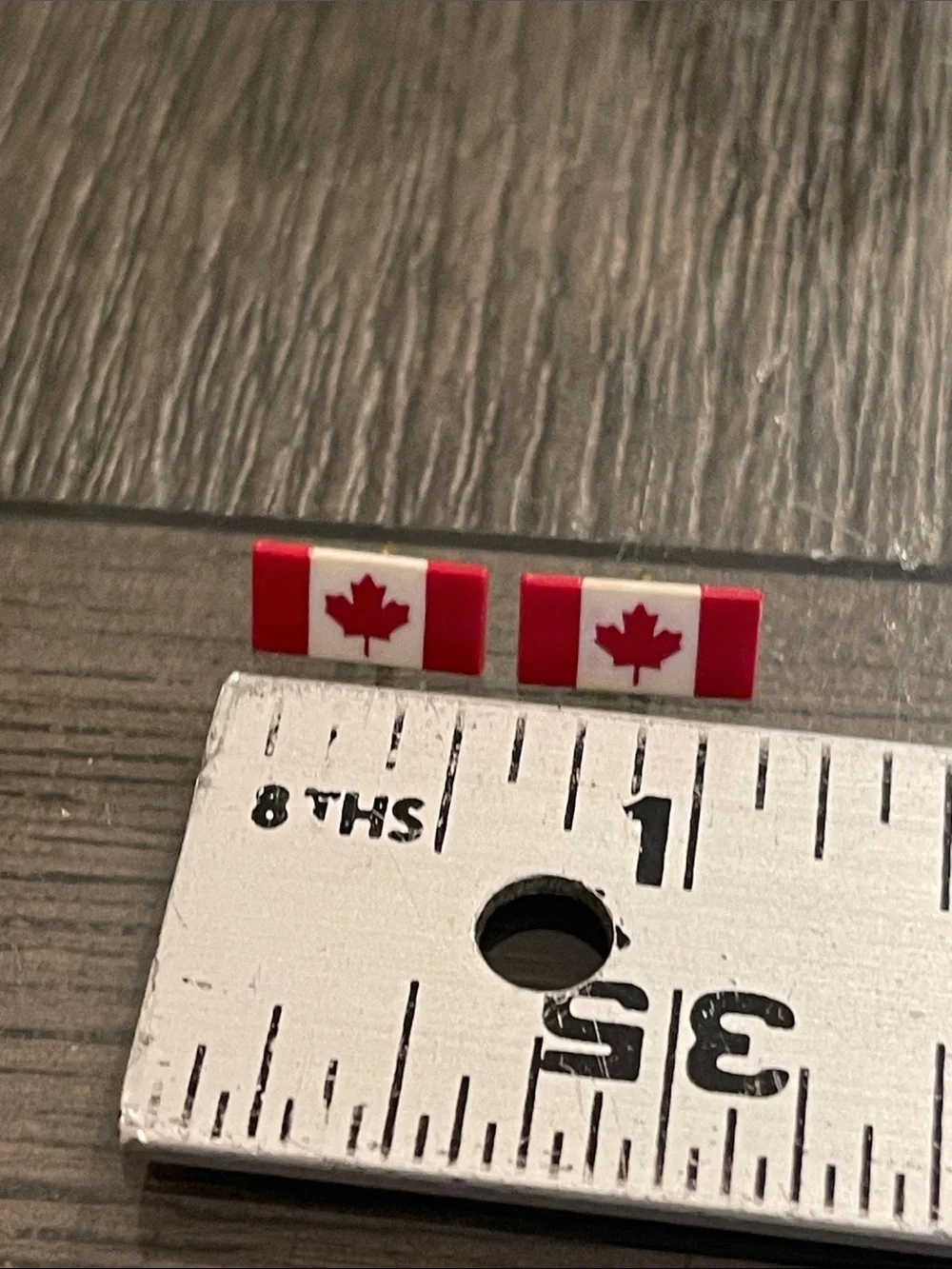 Vintage Canadian Flag Miniature Lapel Pins or Tie Tacks - Hat Pin